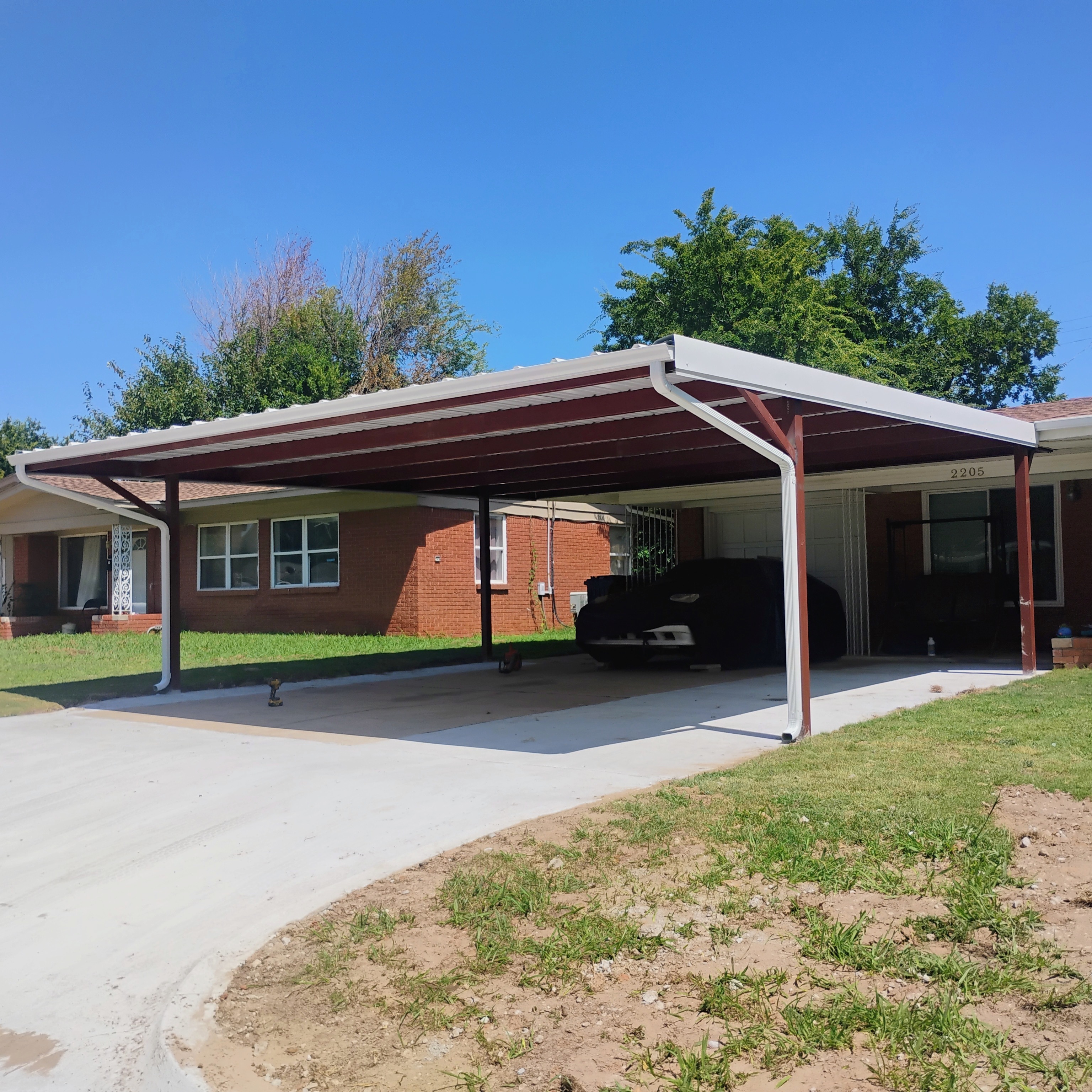 24 by 24 metal carport